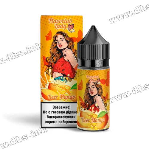 Набор для самозамеса Flavorlab Lady Salt 30 мл (50 мг) - Beer Mango (Пиво, Манго)
